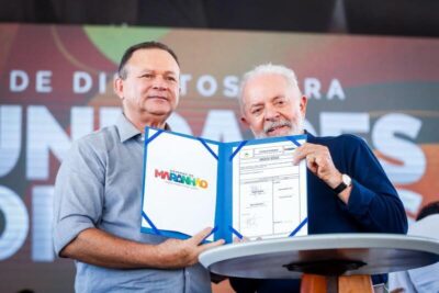 LULA ASSINA ACORDO DE CONCILIAÇÃO ENTRE COMUNIDADES QUILOMBOLAS E A BASE DE ALCÂNTARA E BRANDÃO ANUNCIA INSTALAÇÃO DE IEMA QUILOMBOLA NO MUNICÍPIO