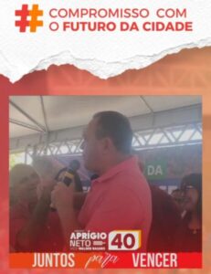 Aprígio Neto recebe importante apoio em Governador Luís Rocha