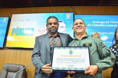 CÂMARA MUNICIPAL DE SÃO LUIS CONCEDE TÍTULO DE CIDADÃO LUDOVICENSE AO CORONEL LUÍS MAGNO LIMA DA SILVA, DIRETOR DO CENTRO TÁTICO AÉREO (CTA).