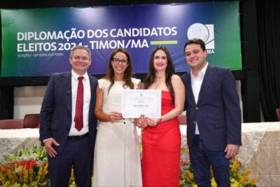 Leandro Bello prestigia diplomação dos eleitos em Timon e fortalece base política para 2026
