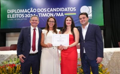 Leandro Bello prestigia diplomação dos eleitos em Timon e fortalece base política para 2026