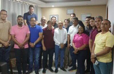 Em visita aos vereadores, secretário Orleans Brandão destaca a importância do Legislativo Timonense