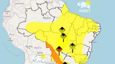 Todo o MA em alerta amarelo até terça, 21