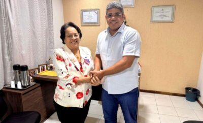 Presidente da Câmara Uilma Resende recebe visita da vice-prefeita Socorro Waquim