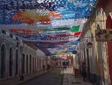 Centro Histórico de São Luís enfeitado para os festejos juninos