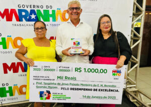 Bequimão recebe Selo Ouro da Educação e prêmio Professora Alfabetizadora