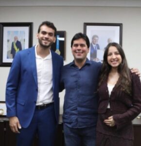Em Brasília, Amanda e Gentil Neto alinham projetos para Caxias com o ministro André Fufuca e destacam liderança do prefeito Fábio Gentil