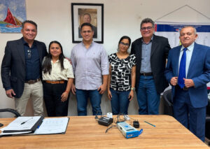 Diretor-geral do Detran, Diego Rolim, recebe superintendente e conselheiros para tratar de melhorias no trânsito de Imperatriz