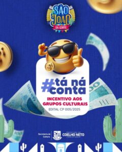 Prefeitura de Coelho Neto investe mais de R$ 70 mil na cultura local