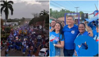Jones Braga encerra campanha com carreata e comício jamais vistos na história de Nina Rodrigues