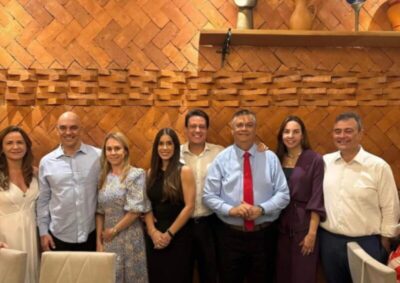Na vésperas do seu casamento, Flávio Dino janta com Alexandre de Morais em São Luís