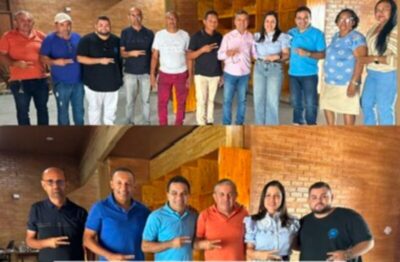 Ex-prefeito de Igarapé do Meio, Almeida e a deputada Solange recebem o deputado federal Josimar e lideranças em encontro político que movimentou toda região