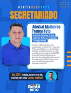 Gentil Neto anuncia mais três nomes para o seu secretariado