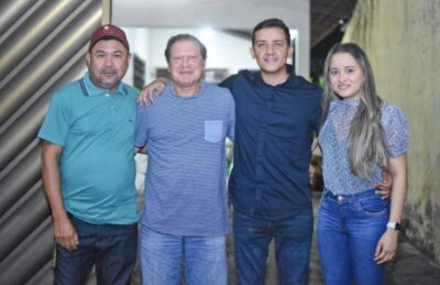 Pirapemas: Mateus Mendes recebe apoio do empresário Edimilson Pontes