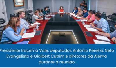Iracema Vale reúne deputados e diretores para discutir celebração aos 190 anos da Assembleia Legislativa