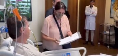 Defesa de Bolsonaro contesta intimação judicial entregue em hospital