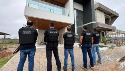Polícia Civil do Maranhão cumpre mandados judiciais em endereços ligados a influenciador investigado por promover rifas ilegais, em Santa Inês