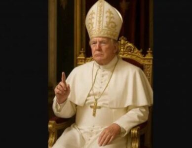 Casa Branca publica foto de Trump como novo papa; internautas apontam ofensa
