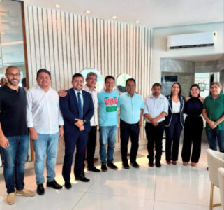 Prefeito Raimundinho Audiolar recebe visita do vice-governador Felipe Camarão