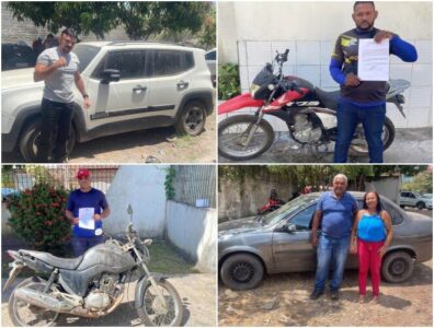 Polícia Civil de Chapadinha realiza mutirão para devolver veículos apreendidos