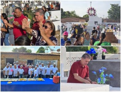 Mantendo a tradição no Dia de Finados, Prefeito Carlinhos Barros promove café da manhã em cemitérios de Vargem Grande