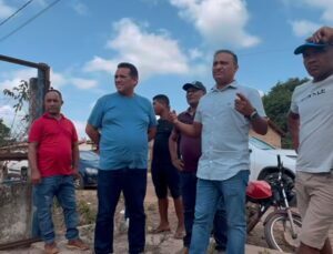 Márcio Hominho promete acabar com o problema da falta de água em Bacuri
