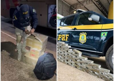 Passageiro de ônibus é preso com 60kg de maconha no interior do Maranhão