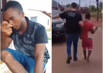 Homem ‘enche a cara’, ameaça delegado e se dá mal no interior do Maranhão; veja os vídeos