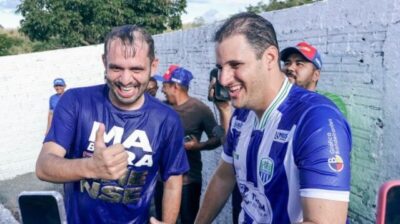 Fernando Pessoa entrega obras e anuncia apoio a Orleans Brandão