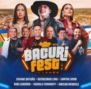 Prefeito Márcio Hominho anuncia Viviane Batidão e Natanzinho Lima no maior Bacuri Fest da história