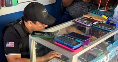 Operação combate venda de celulares roubados na Grande Ilha