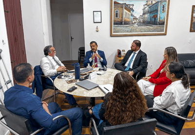 Desembargador José Joaquim visita Corregedoria e troca experiências com equipe da CGJ-MA