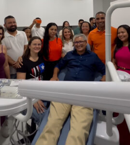 Deputada estadual Fabiana Vilar prestigia entrega de UBS na cidade de Raposa ao lado do prefeito Eudes Barros