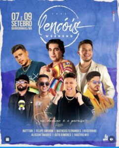 Tudo pronto para o lençois weekend 2023