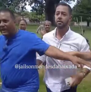 Urgente!!!! Confusão em Cajari; Prefeito Constancio Souza tenta barrar instalação de bomba d’água doada por ex-prefeito de Igarapé do Meio