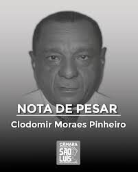 Câmara emite nota de pesar pelo falecimento do Servidor aposentado Clodomir Moraes Pinheiro