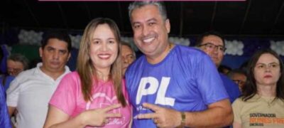 Detinha participa de grande ato do PL em Governador Nunes Freire