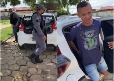 No Maranhão, preso reclama de ser colocado em Fiat Mobi: “botar ao menos uma viatura que preste”
