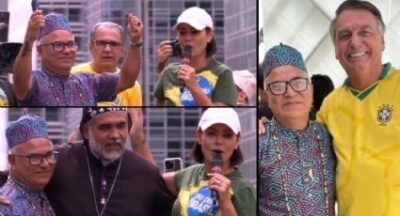 Pai de Santo de Anitta fala de Michelle e diz que intercedeu em facada de Bolsonaro