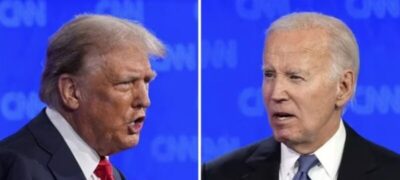 Trump lidera e amplia diferença para Biden após debate eleitoral