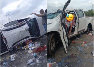 Motorista de caminhonete morre em acidente no Campo de Peris