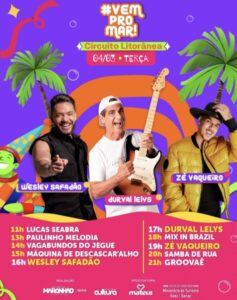 Safadão e Luísa Sonza no último dia de carnaval da capital maranhense