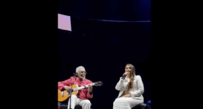 VÍDEO: Preta entra de surpresa e Gil chora emocionado no Allianz Parque