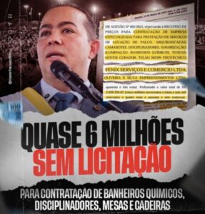 Prefeito de Imperatriz Gasta Quase R$ 6 Milhões Sem Licitação em Contrato Polêmico