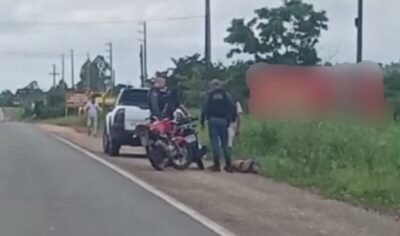 PM efetua prisão e recupera duas motos na entrada de Vargem Grande