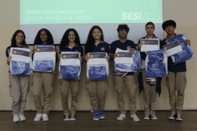 Estudantes do SESI Maranhão conquistam certificação internacional da Microsoft