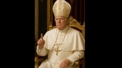 Trump posta foto “vestido” como papa nas redes sociais