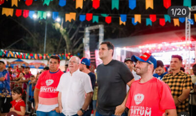 Fernando Pessoa e Orleans Brandão abrem oficialmente o Arraial “Respeite Meu Tuntum”