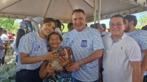 Eduardo DP e Larissa DP entregam 15 toneladas de peixes para famílias codoenses