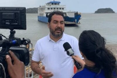 De forma rápida e eficaz, Gilberto Lins diz que novo ferry boat entrará em operação ainda este ano